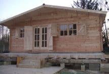 Belle ile, habitable, 32m², bois massif, chalet