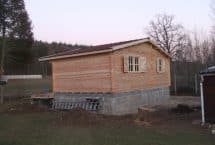 Belle ile, habitable, 32m², bois massif, chalet