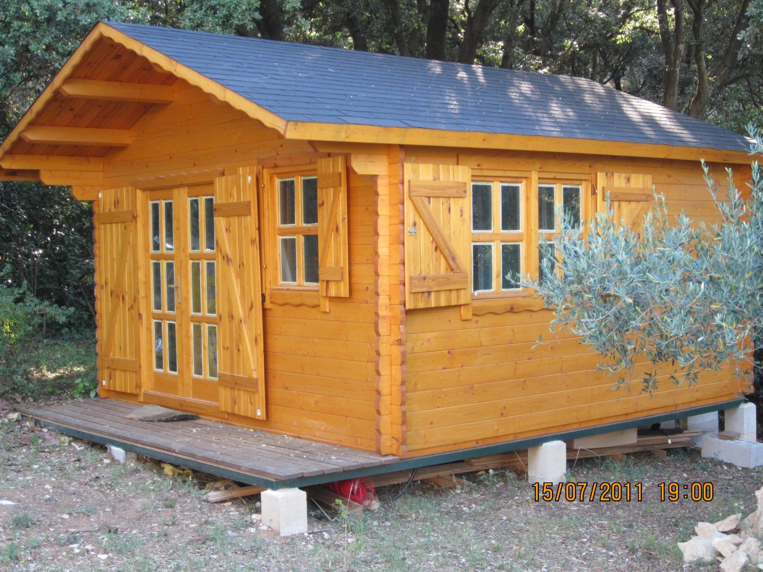 Abri de jardin bois, Chalet de jardin, Atelier, Kiosque, Gliorette