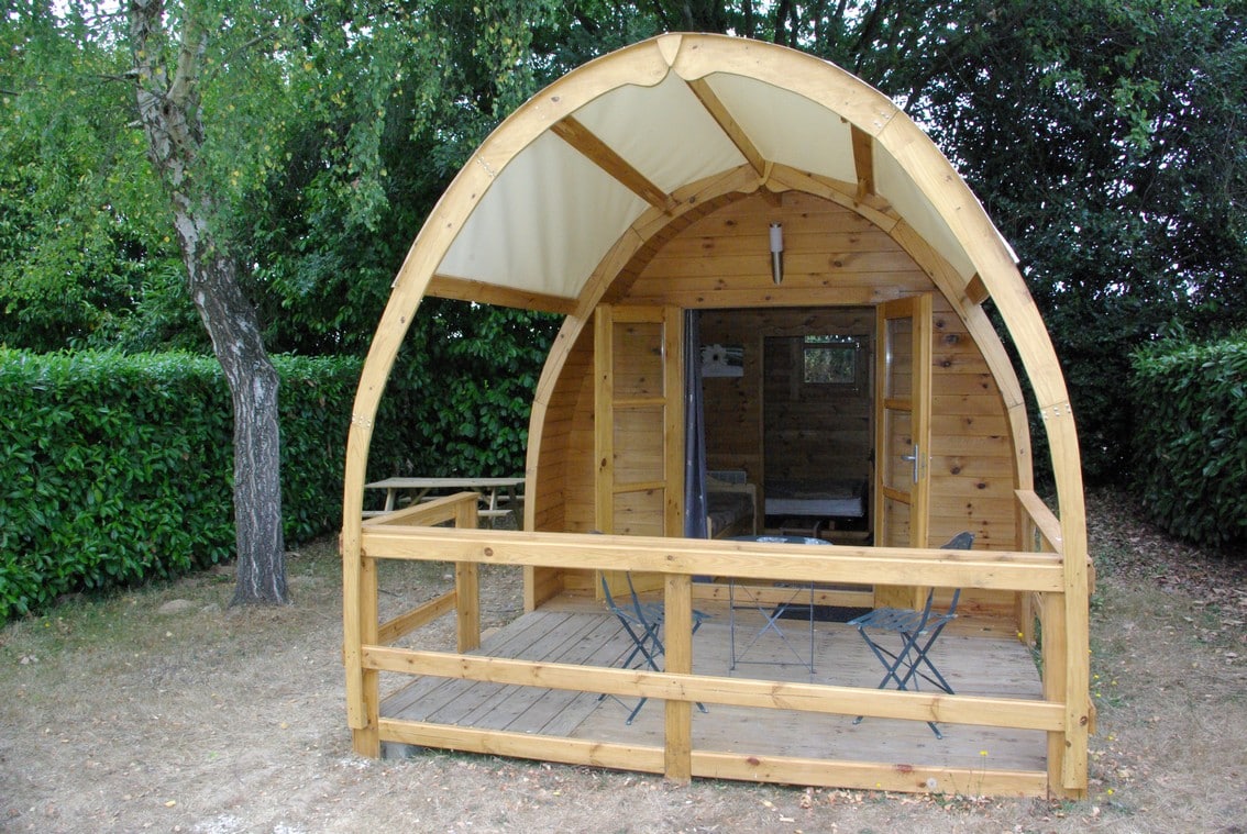 D Chalet Bois/Pod de 18m² (3X6m) fabriqué en épicéa de 44mm - Chalet Bois  BHE Abri de jardin /Pod de 18 m2 fabriqué en épicéa massif de 44 mm