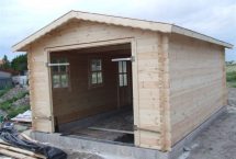 garage kit sur mesure bois voiture