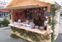 kiosque noel stand marché