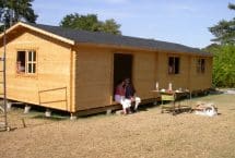 Caméléon, 60m², bois massif, chalet