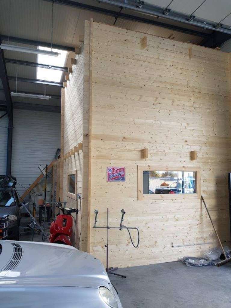 bureau entrepôt sur mesure entreprise bois massif
