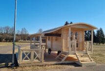 chalet wagon atypique en bois