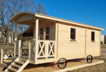 chalet wagon atypique en bois