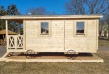 chalet wagon atypique en bois