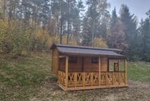 chalet wagon atypique en bois